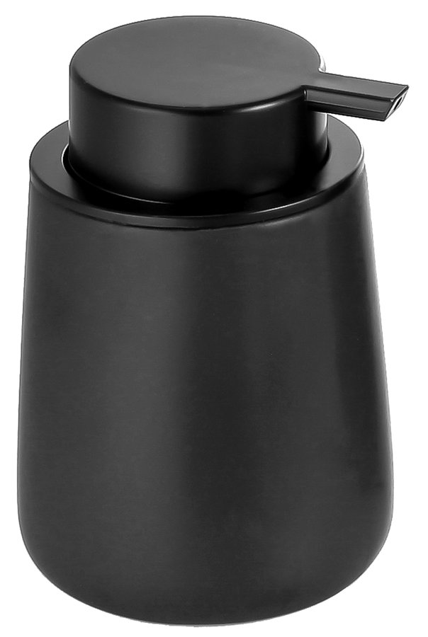 Aqualine Nero vrijstaande zeepdispenser zwart