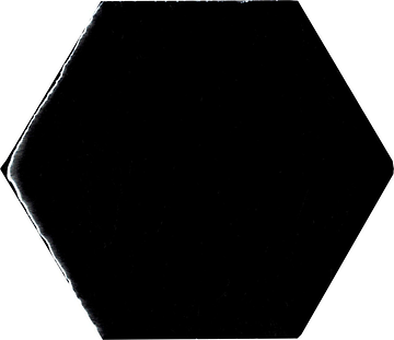 Alcoceram hexagon tegel Manual Exagono 10X11,5 Negro