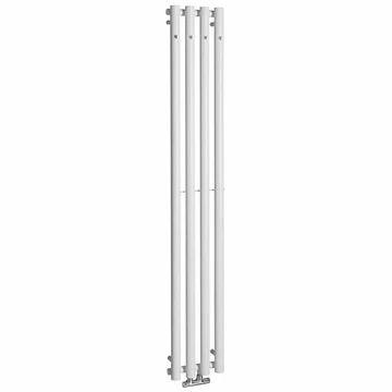 Sapho Pilon badkamerradiator met 4 haken 27x180 mat wit