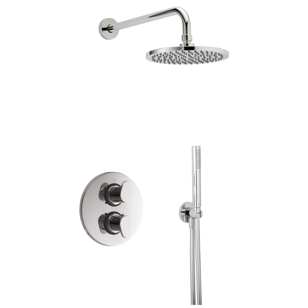 Xenz Cinca - Douche inbouwset (compleet) chroom incl. Tec-Box