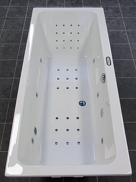 Xenz Kristal bubbelbad WP7 180x80 wit