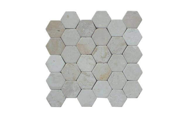 Stabigo Hexagon Y marmer 30×30 Cream