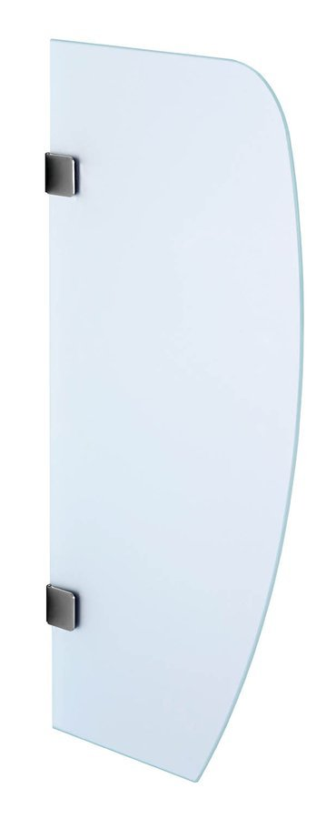 Glazen urinoirscheidingswand 80x40cm gehard glas