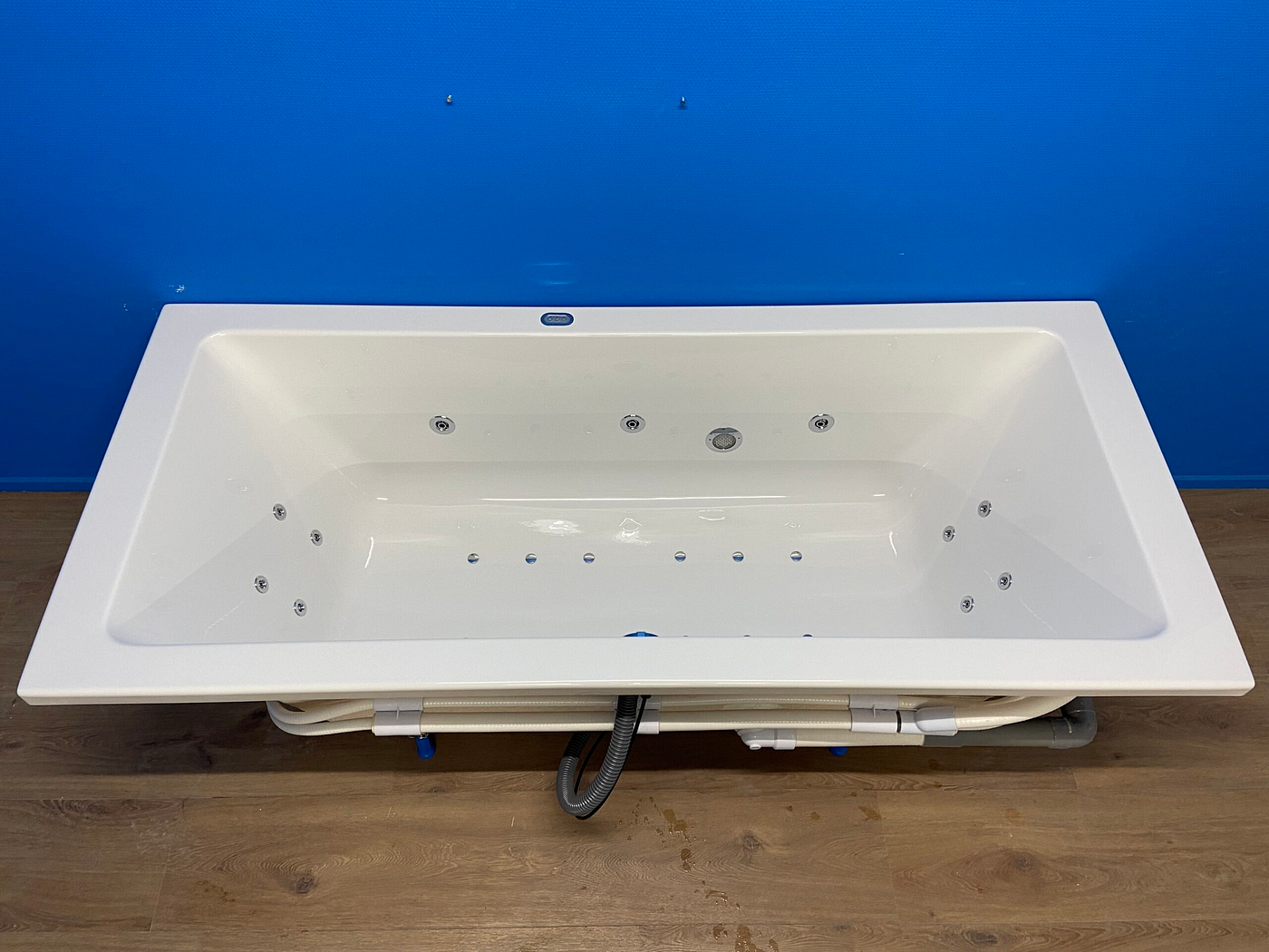 Villeroy & Boch Architectura bubbelbad met Basic systeem 180x80 wit