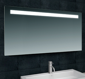 Wiesbaden Tigris spiegel rechthoek met LED 140 x 80 cm