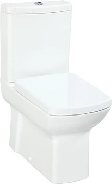 Creavit Lara staande toilet inclusief bidet wit