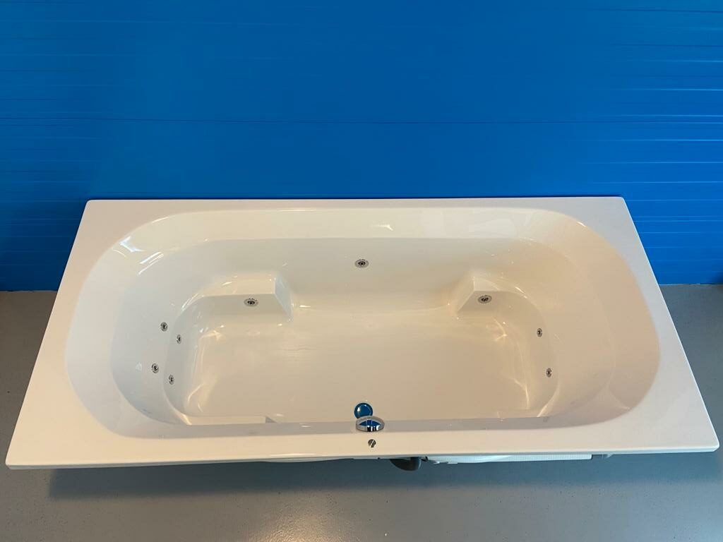 Xenz Kanaga bubbelbad met elektrisch Koller WP2 systeem 190x90 wit