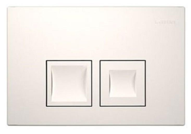 Geberit Delta 50 bedieningsplaat dual flush frontbediening wit