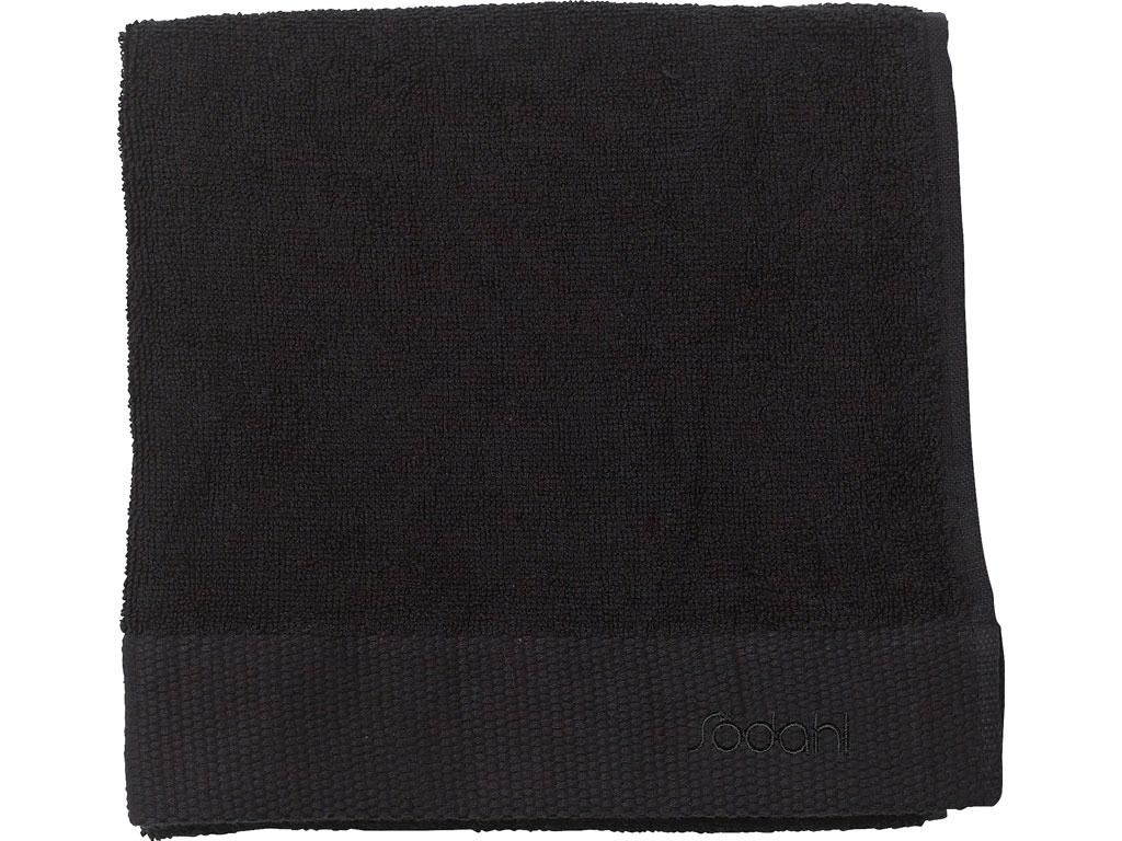 Södahl handdoek 40x60 cm comfort zwart