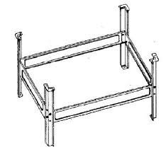 Zitbad V105x65 en V105x70 ondersteuningsframe